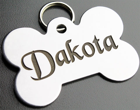 Papaba Pet Tag,25mm Metal Blank Dog Tag Paw Rhinestone Pet Cat ID